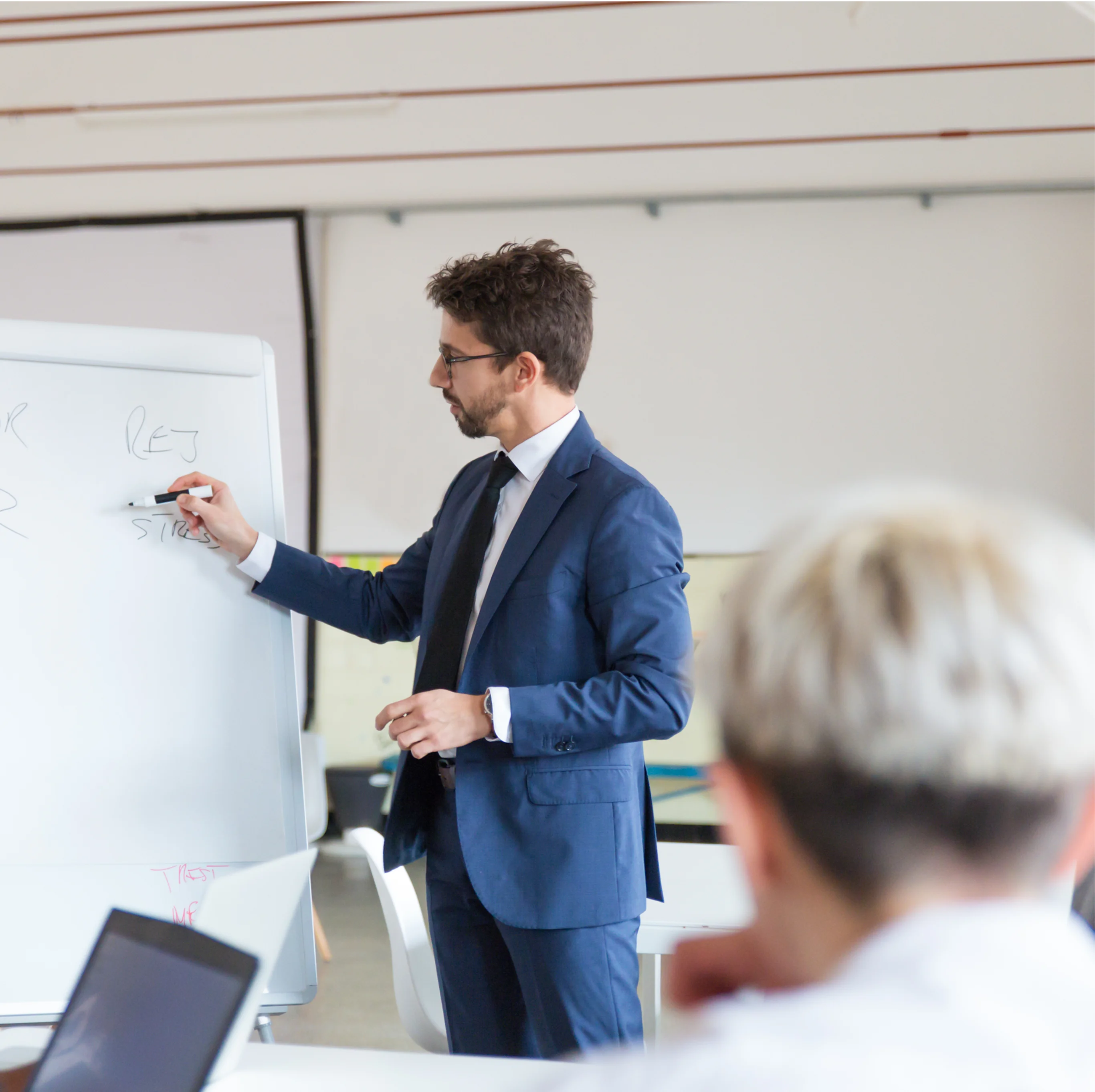 Diploma of Business students in a professional setting
